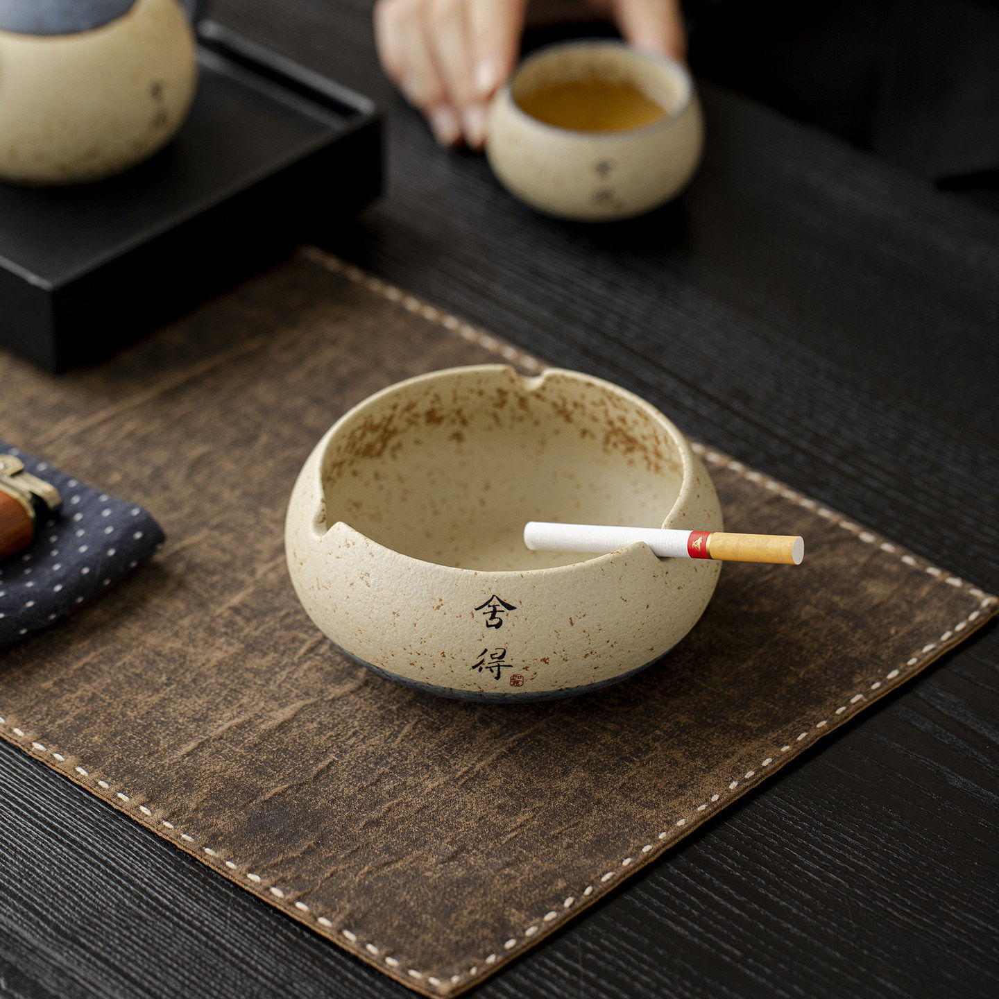 Flint Red Ceramic Ashtray Anti - огляд і ціна Fire Starting Kit