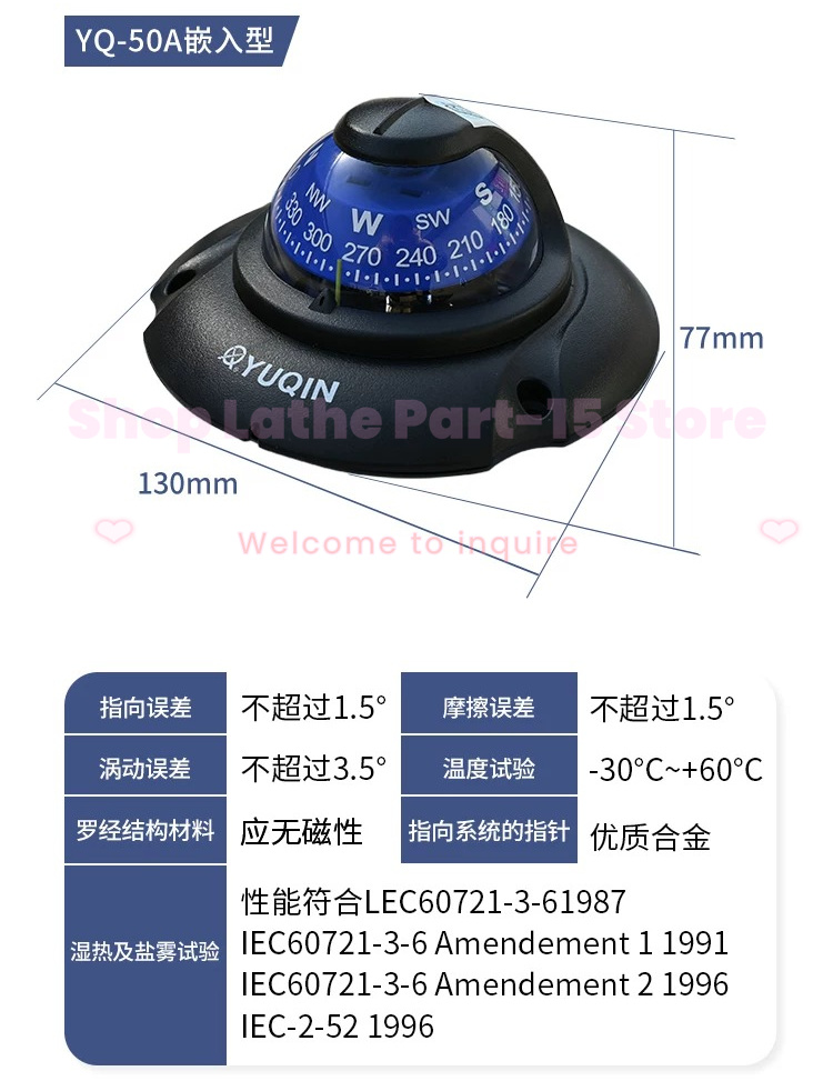 for YQ-50 Type Magnetic Compas - огляд і ціна Compass Lensatic