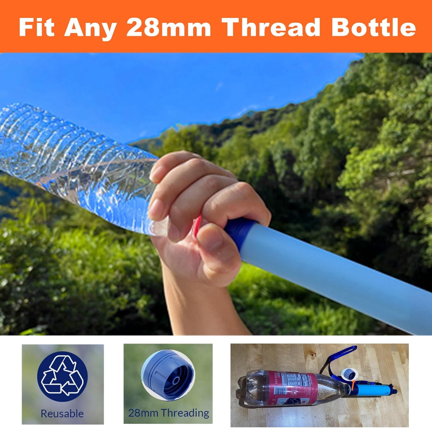 Personal Water Filter Straw Ou - огляд і ціна Water Purification Straw