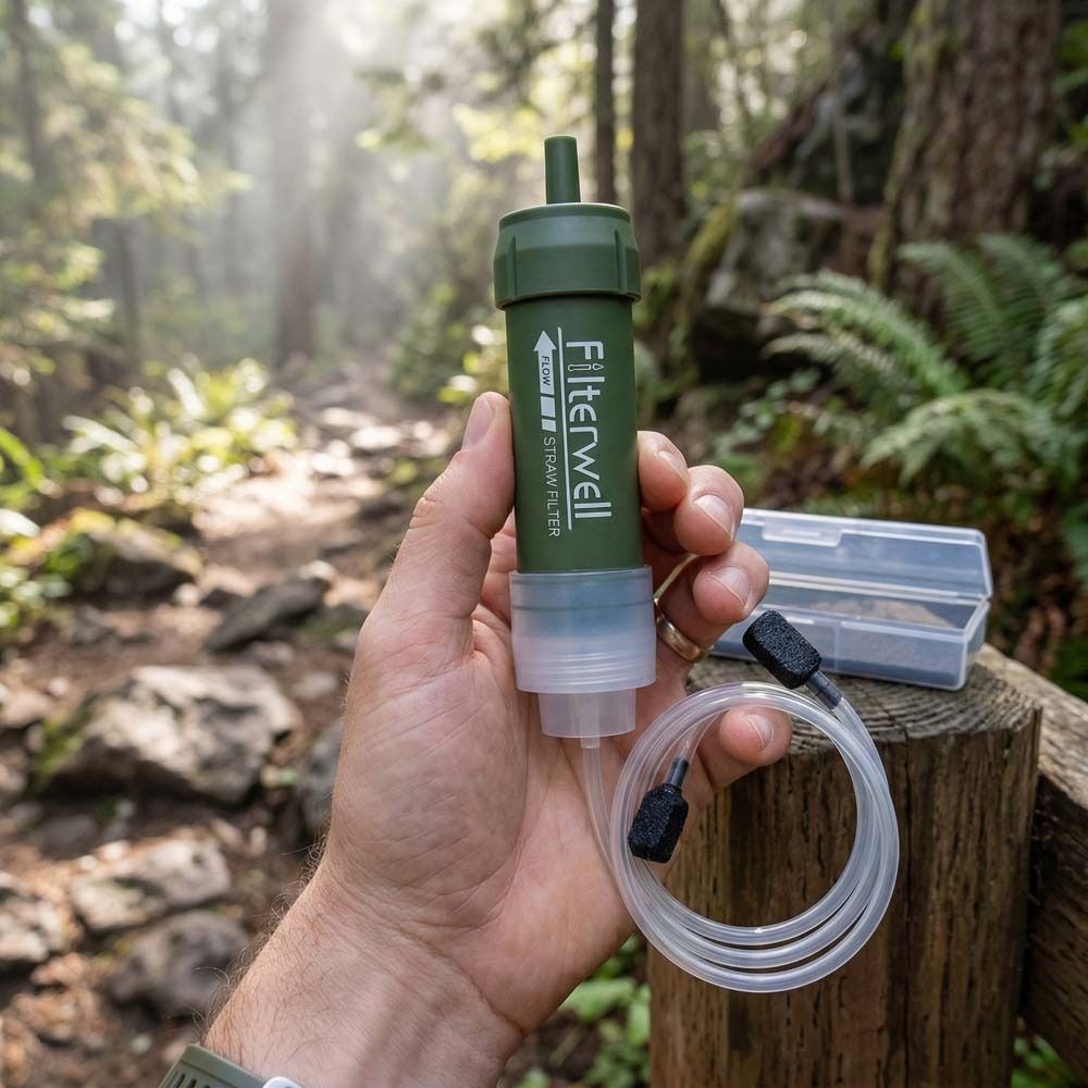 Mini Mini Water Filter Straw S - огляд і ціна Water Purification Straw