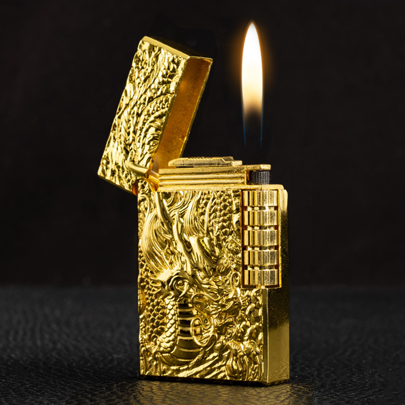 Dragon Gas Lighter Grinding Je - огляд і ціна Fire Starting Kit